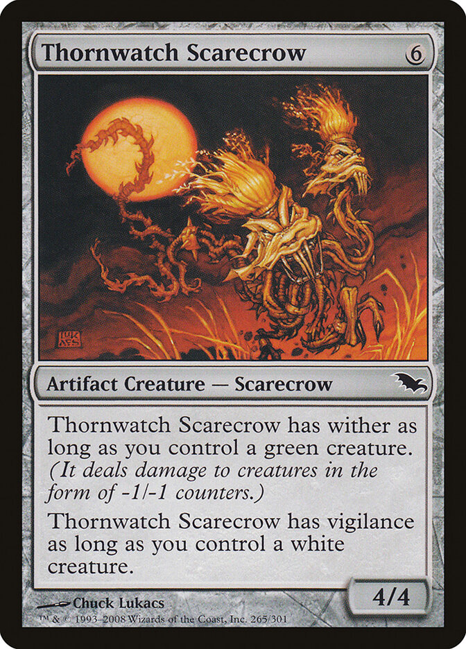 Espantalho do Espinho Vigilante / Thornwatch Scarecrow - Magic: The Gathering - MoxLand
