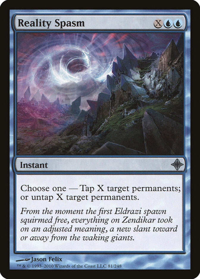 Espasmo de Realidade / Reality Spasm - Magic: The Gathering - MoxLand