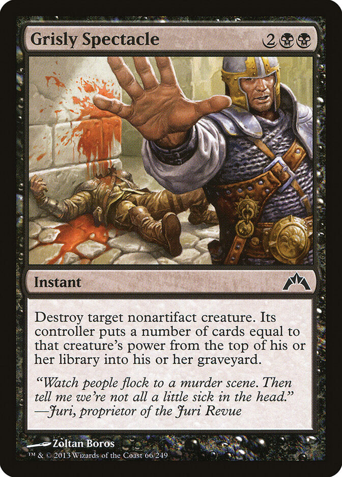 Espetáculo Aterrador / Grisly Spec