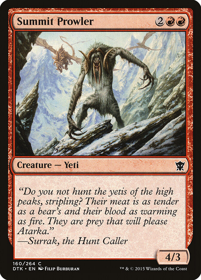 Espreitador do Cume / Summit Prowler - Magic: The Gathering - MoxLand