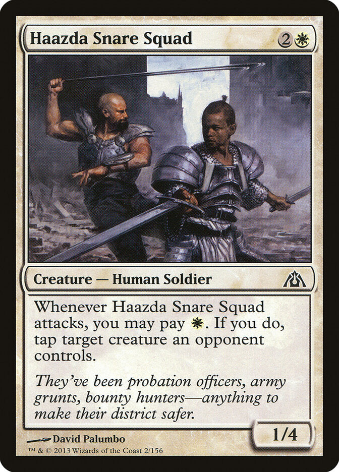 Esquadrão Emboscador de Haazda / Haazda Snare Squad - Magic: The Gathering - MoxLand