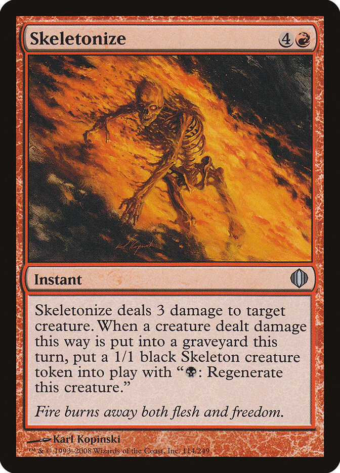 Esqueletizar / Skeletonize - Magic: The Gathering - MoxLand