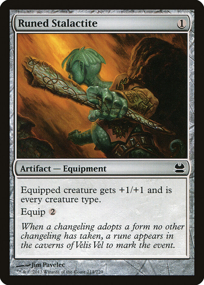 Estalactite Runica / Runed Stalactite - Magic: The Gathering - MoxLand