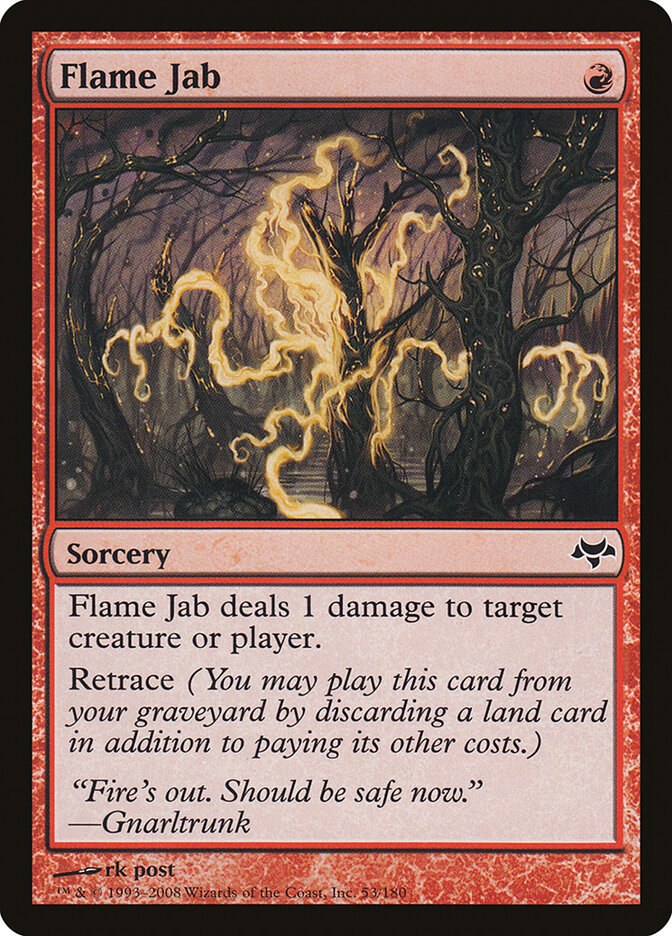 Estocada Ardente / Flame Jab - Magic: The Gathering - MoxLand