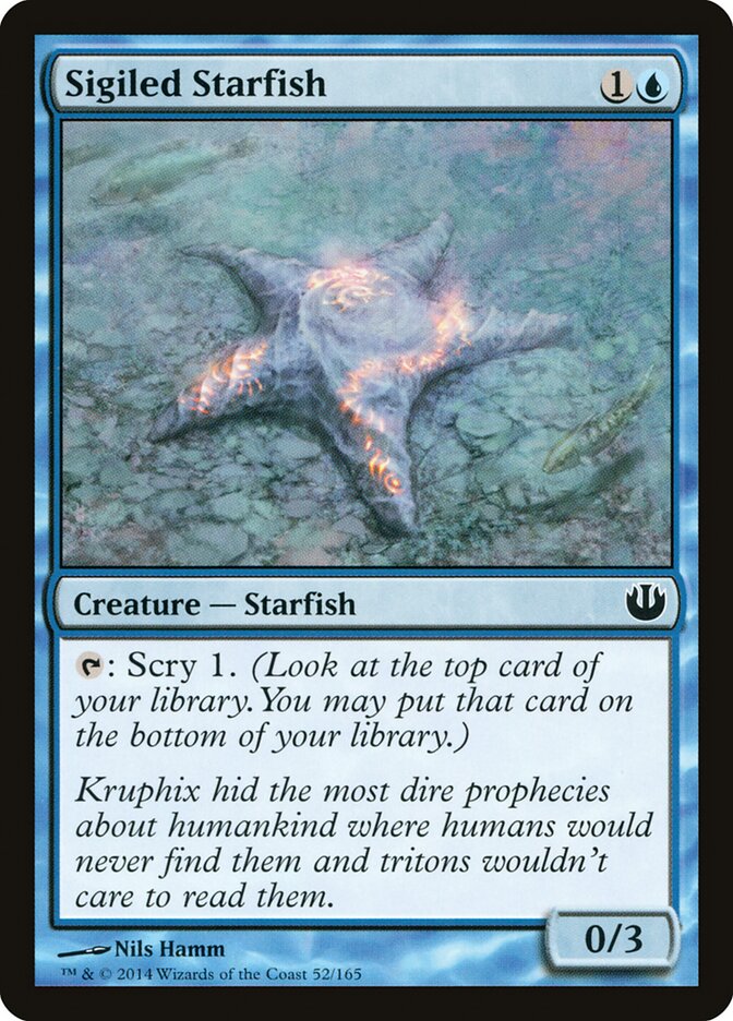 Estrela-do-mar Rúnica / Sigiled Starfish - Magic: The Gathering - MoxLand