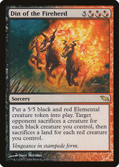 Estrondo da Piromanada / Din of the Fireherd - Magic: The Gathering - MoxLand
