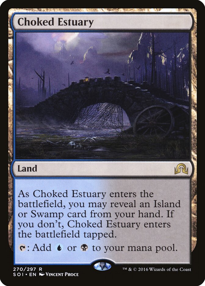 Estuário Estrangulado / Choked Estuary - Magic: The Gathering - MoxLand