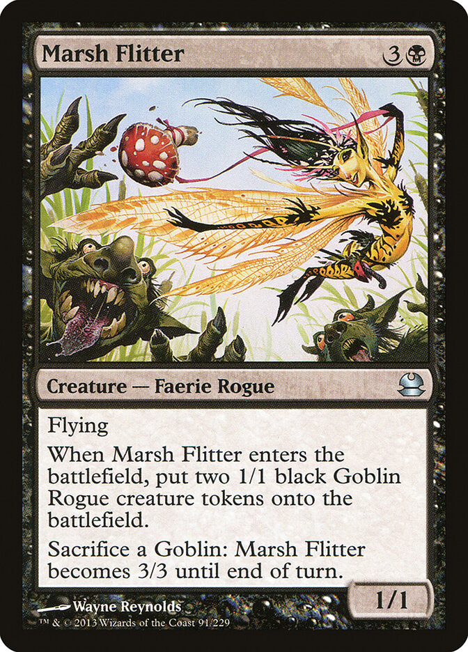 Esvoaçadora do Pântano / Marsh Flitter - Magic: The Gathering - MoxLand