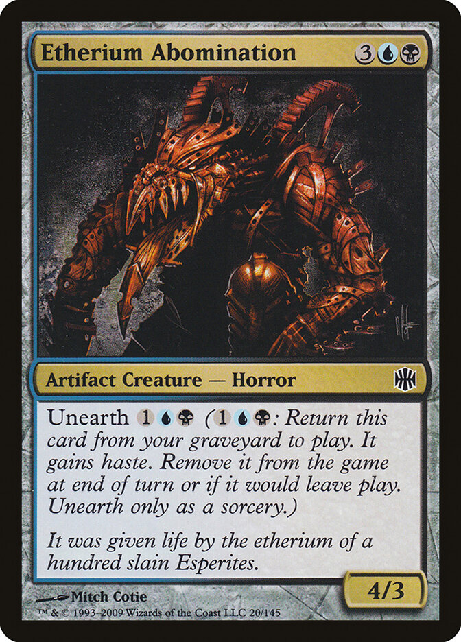 Abominação de Etherium / Etherium Abomination - Magic: The Gathering - MoxLand