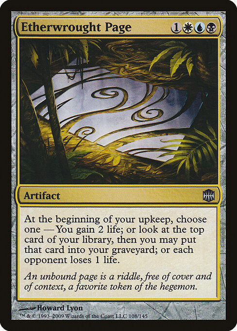 Página Etherial / Etherwrought Page - Magic: The Gathering - MoxLand