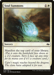 Evocação das Almas / Soul Summons - Magic: The Gathering - MoxLand