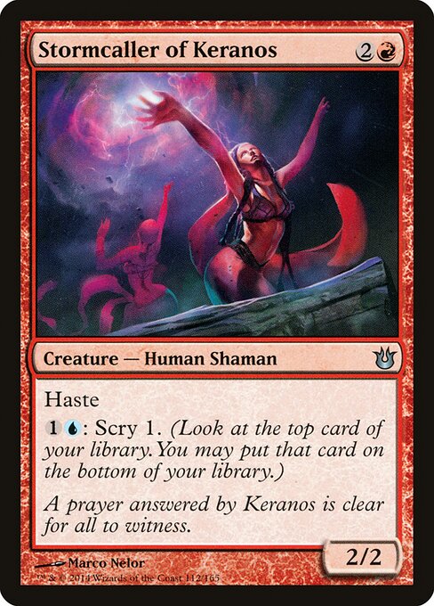 Evocador de Tempestades de Queranos / Stormcaller of Keranos - Magic: The Gathering - MoxLand