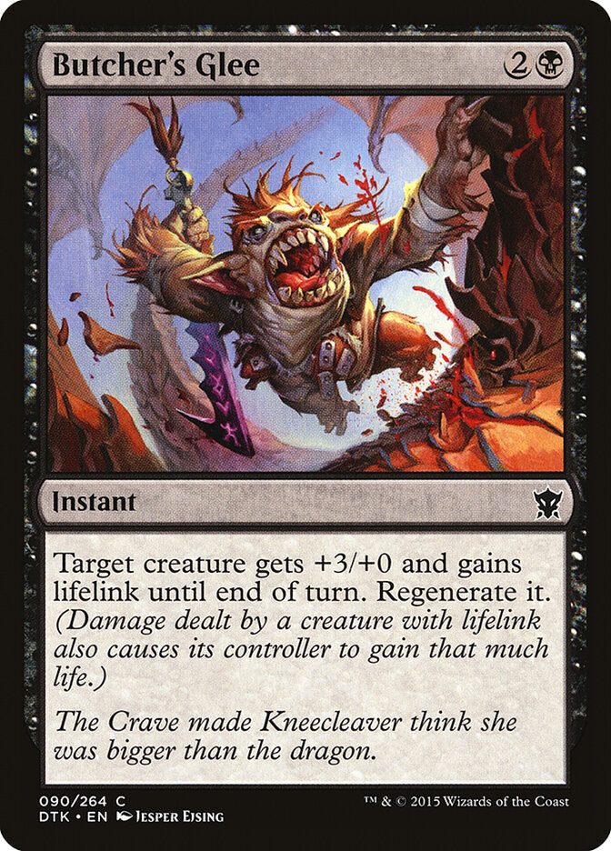 Exaltação do Carniceiro / Butcher's Glee - Magic: The Gathering - MoxLand