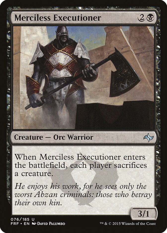 Executor Impiedoso / Merciless Executioner - Magic: The Gathering - MoxLand