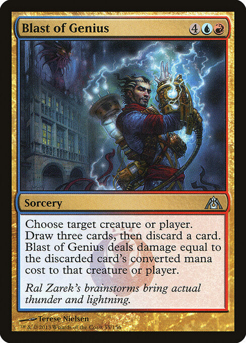Explosão de Genialidade / Blast of Genius - Magic: The Gathering - MoxLand