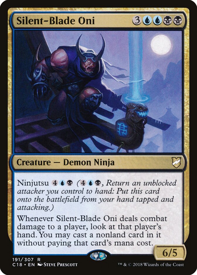 Oni da Lâmina Silenciosa / Silent-Blade Oni - Magic: The Gathering - MoxLand