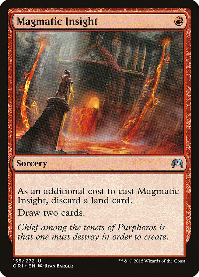Percepção Magmática / Magmatic Insight - Magic: The Gathering - MoxLand