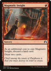 Percepção Magmática / Magmatic Insight - Magic: The Gathering - MoxLand