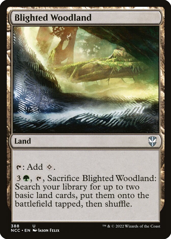 Floresta Flagelada / Blighted Woodland - Magic: The Gathering - MoxLand