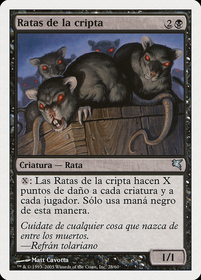 Ratos da Cripta / Crypt Rats - Magic: The Gathering - MoxLand
