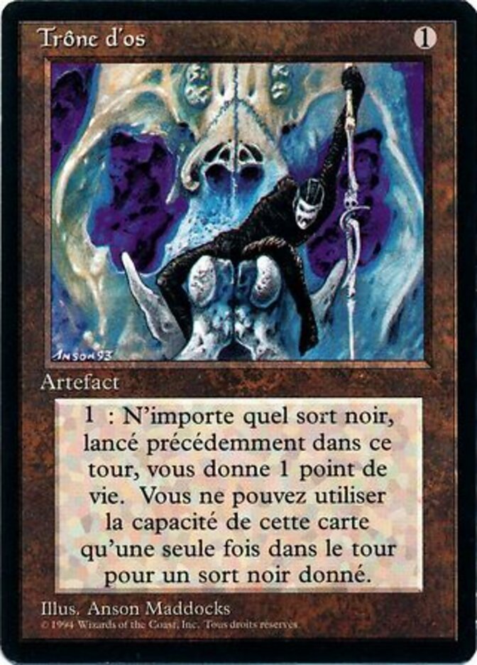Trono de Ossos / Throne of Bone - Magic: The Gathering - MoxLand