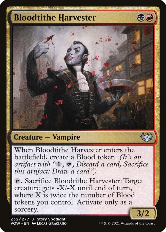 Coletor do Dízimo de Sangue / Bloodtithe Harvester - Magic: The Gathering - MoxLand