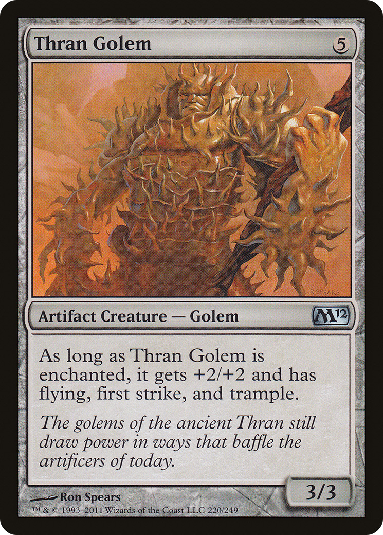 Golem Thran / Thran Golem - Magic: The Gathering - MoxLand