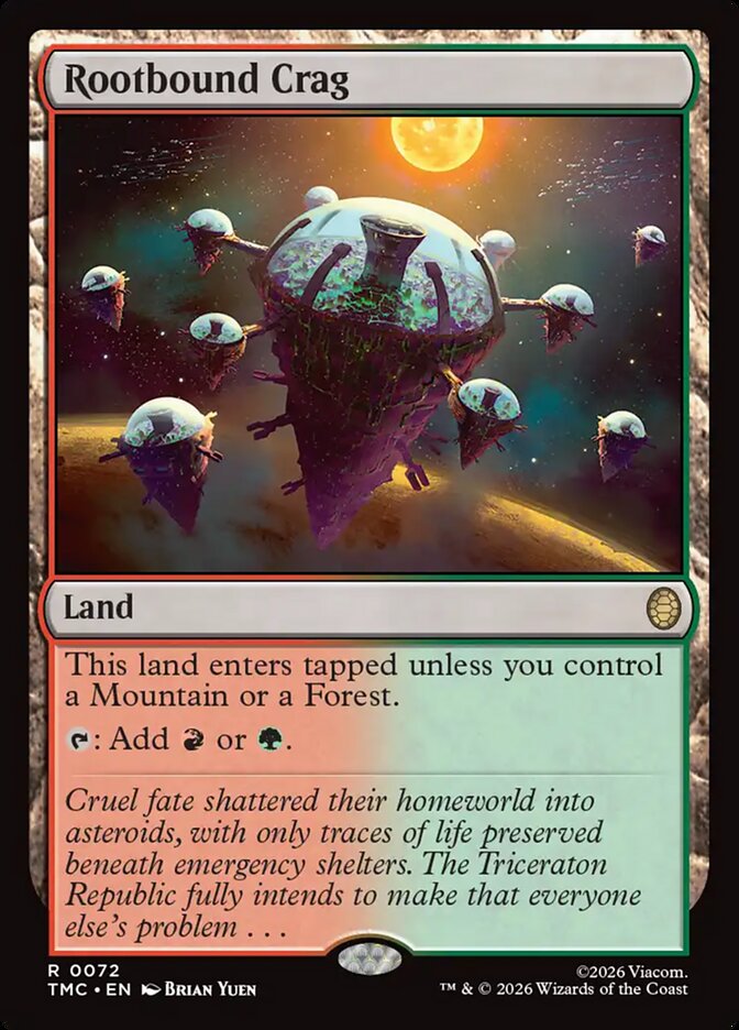 Penhasco do Raizame / Rootbound Crag - Magic: The Gathering - MoxLand