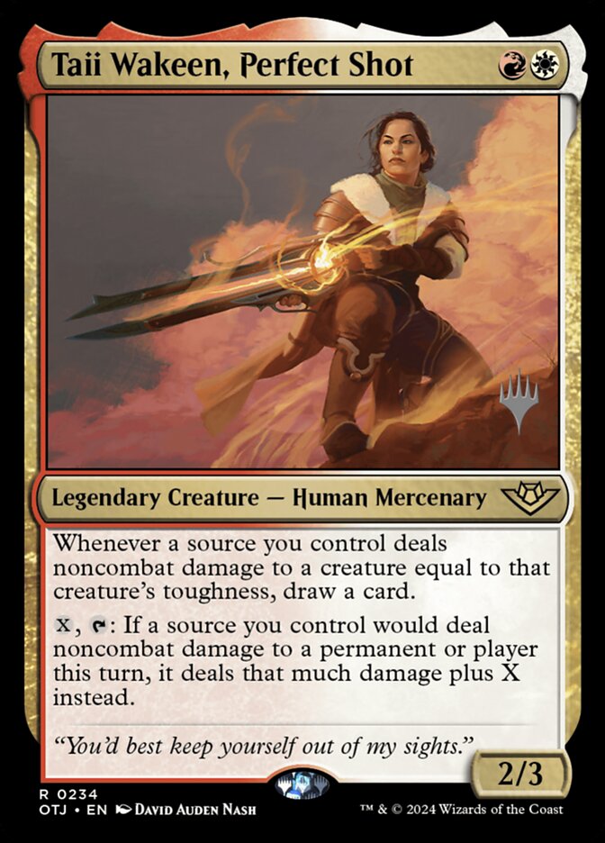 Taii Wakeen, Mira Perfeita / Taii Wakeen, Perfect Shot - Magic: The Gathering - MoxLand