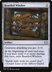 Janela Barrada / Boarded Window - Magic: The Gathering - MoxLand