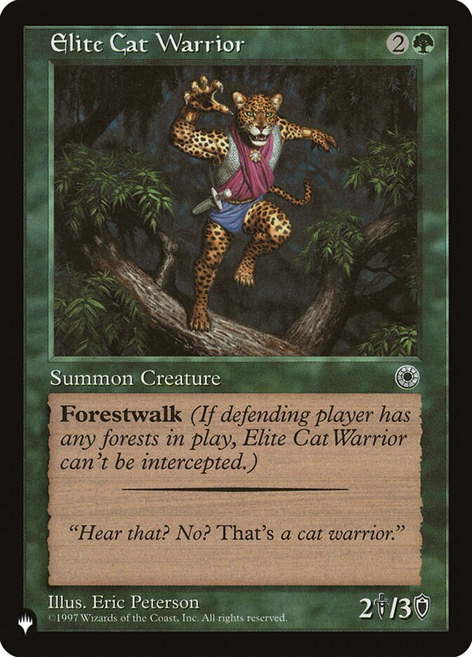Elite Cat Warrior - Magic: The Gathering - MoxLand
