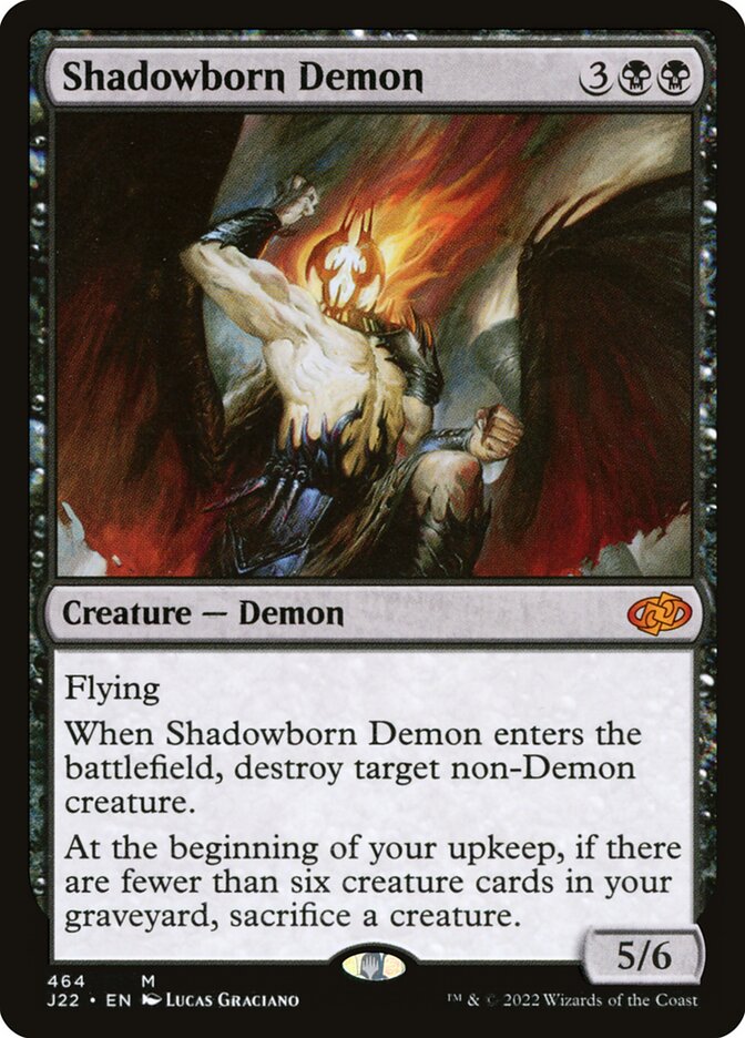 Demônio das Sombras / Shadowborn Demon - Magic: The Gathering - MoxLand