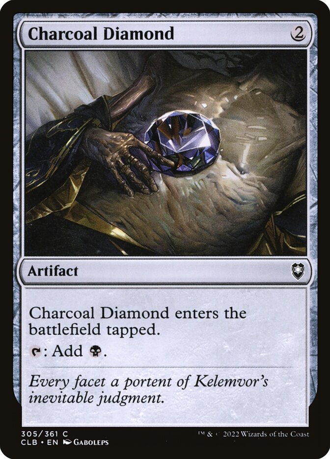 Diamante de Carvão / Charcoal Diamond - Magic: The Gathering - MoxLand