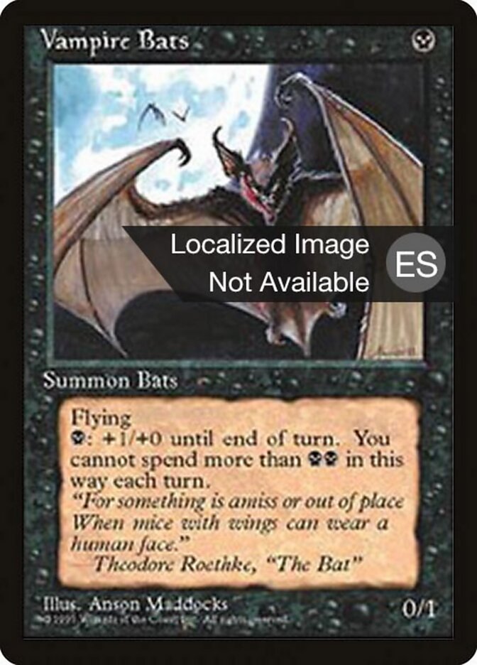 Morcegos Vampiros / Vampire Bats - Magic: The Gathering - MoxLand