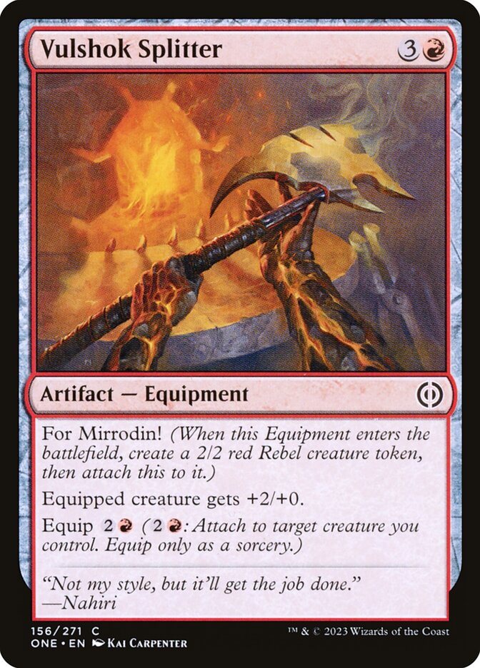 Divisor Vulshoque / Vulshok Splitter - Magic: The Gathering - MoxLand