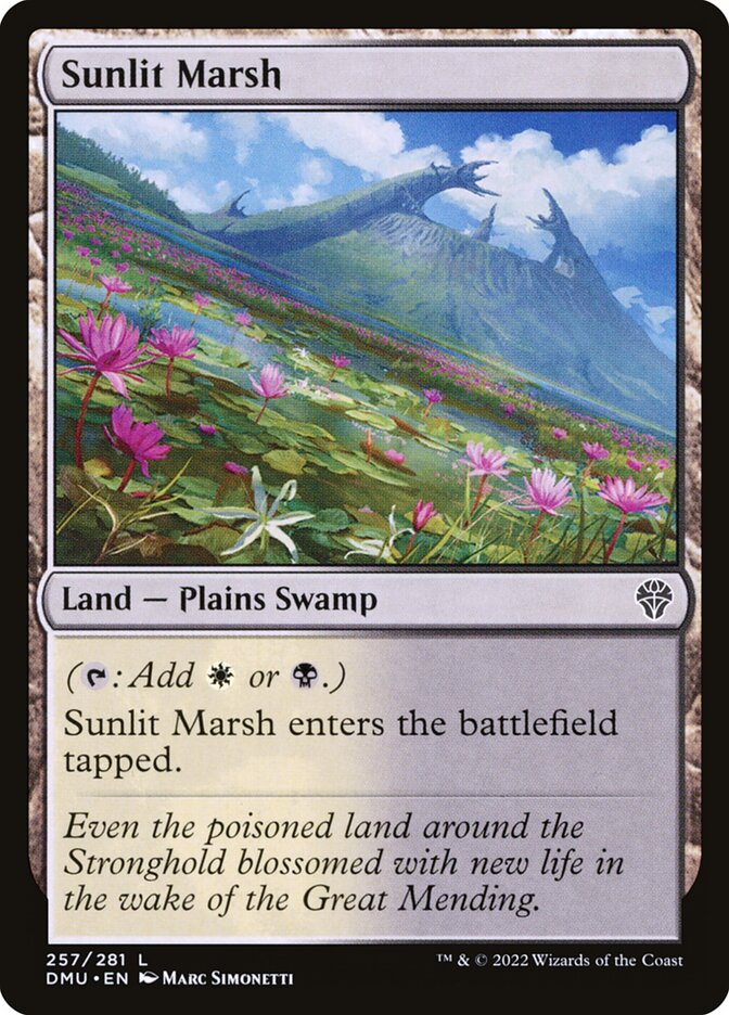 Charco Ensolarado / Sunlit Marsh - Magic: The Gathering - MoxLand