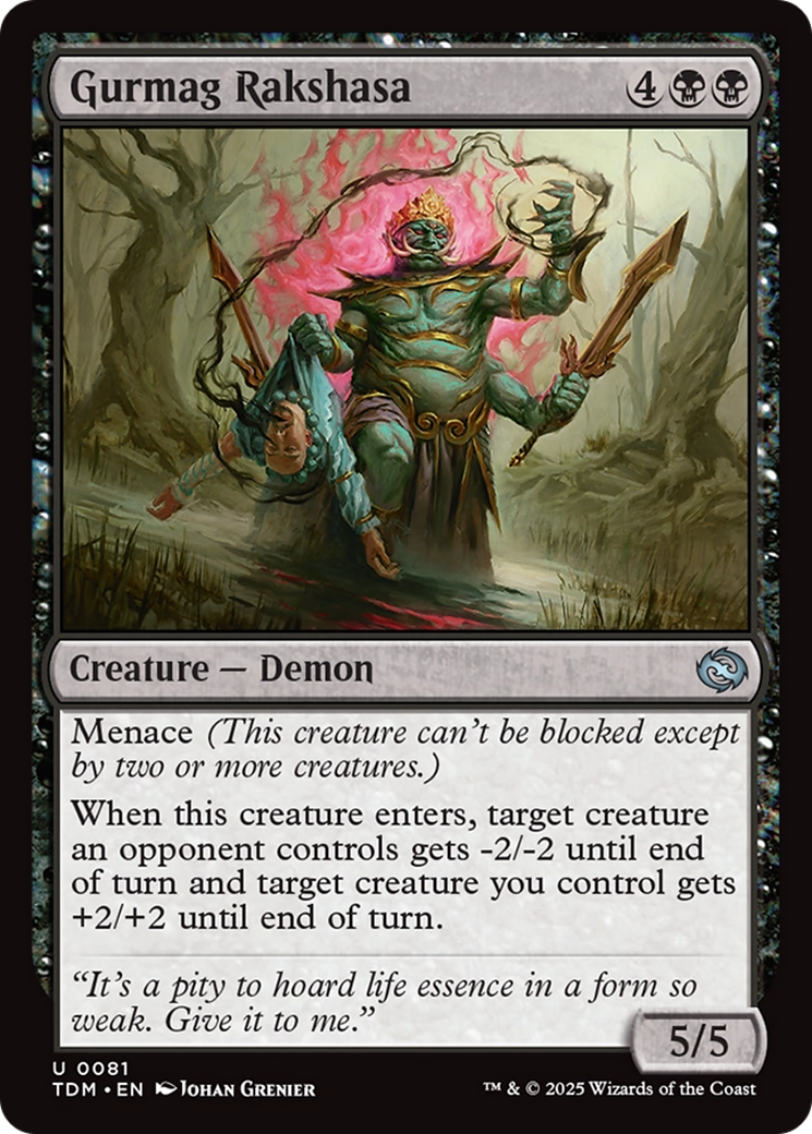 Rakshasa de Gurmag / Gurmag Rakshasa - Magic: The Gathering - MoxLand