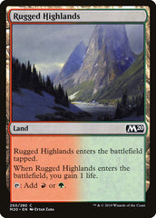 Planalto Acidentado / Rugged Highlands - Magic: The Gathering - MoxLand
