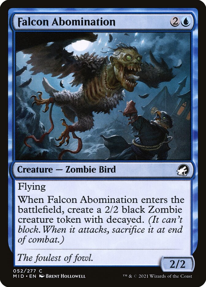 Abominação Aquilina / Falcon Abomination - Magic: The Gathering - MoxLand