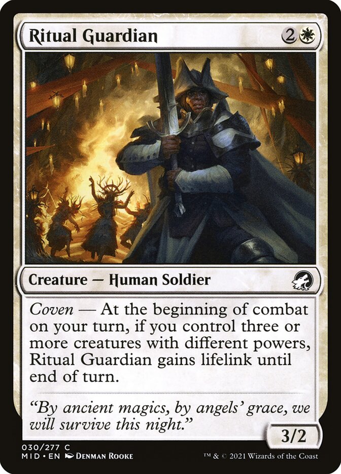 Guardiã do Ritual / Ritual Guardian - Magic: The Gathering - MoxLand