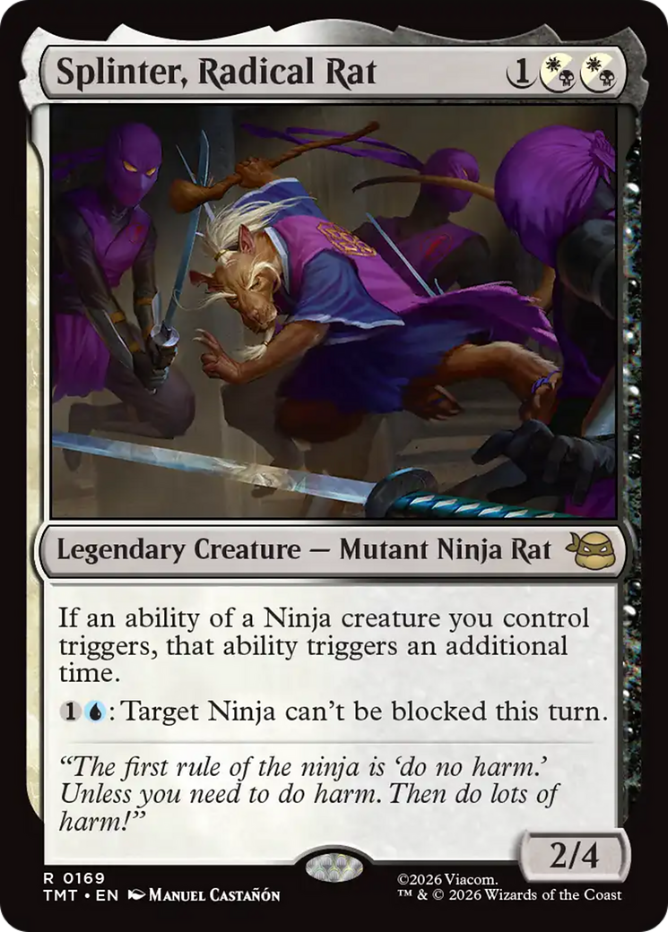 Splinter, Radical Rat - Magic: The Gathering - MoxLand