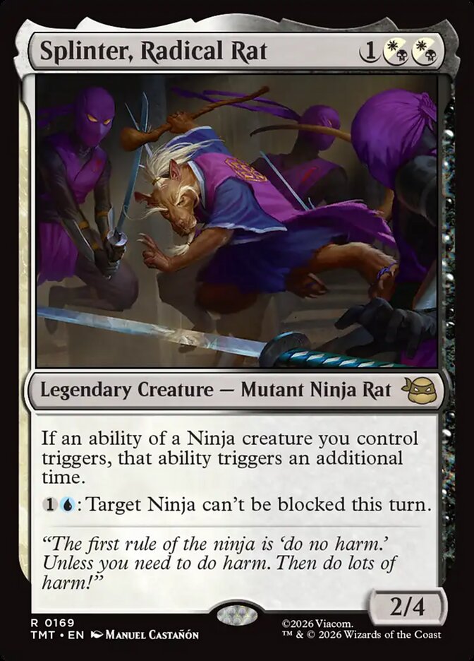 Splinter, Radical Rat - Magic: The Gathering - MoxLand
