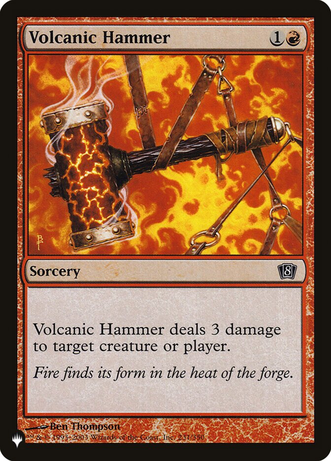 Martelo Vulcânico / Volcanic Hammer - Magic: The Gathering - MoxLand