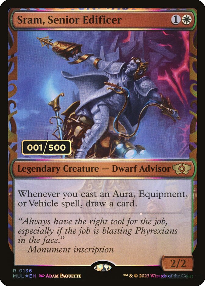Sram, Edificador Sênior / Sram, Senior Edificer - Magic: The Gathering - MoxLand