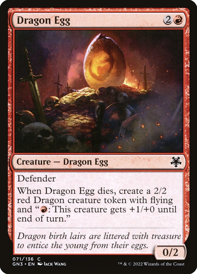 Ovo de Dragão / Dragon Egg - Magic: The Gathering - MoxLand