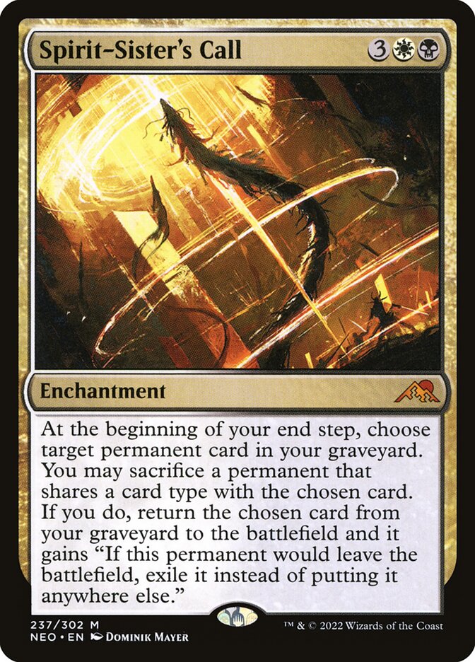 Chamado da Irmã Espiritual / Spirit-Sister's Call - Magic: The Gathering - MoxLand