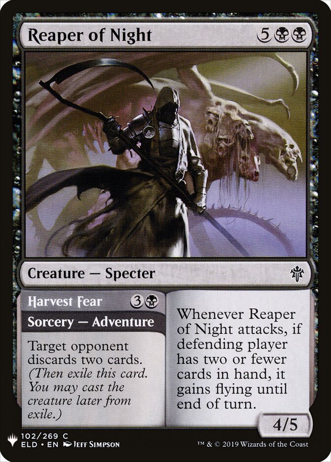 Reaper of Night / Harvest Fear - Magic: The Gathering - MoxLand