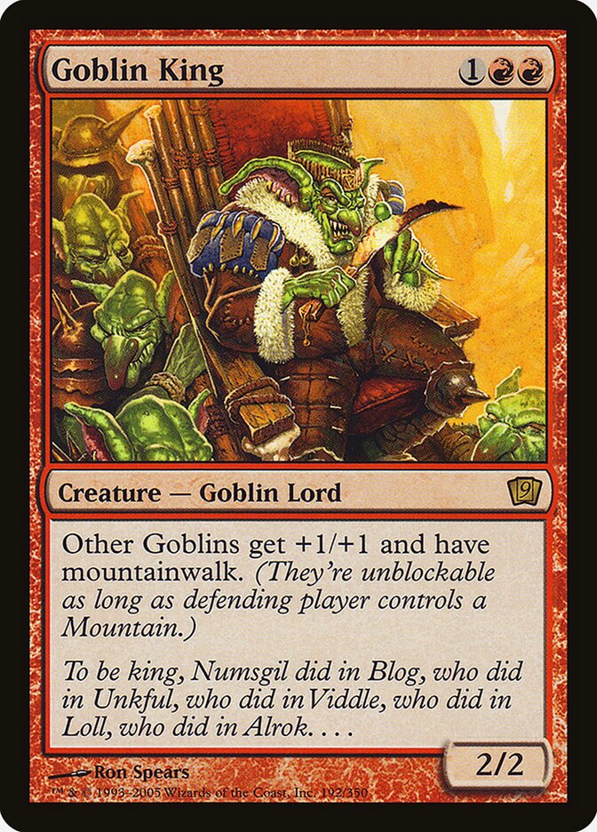 Rei dos Goblins / Goblin King - Magic: The Gathering - MoxLand