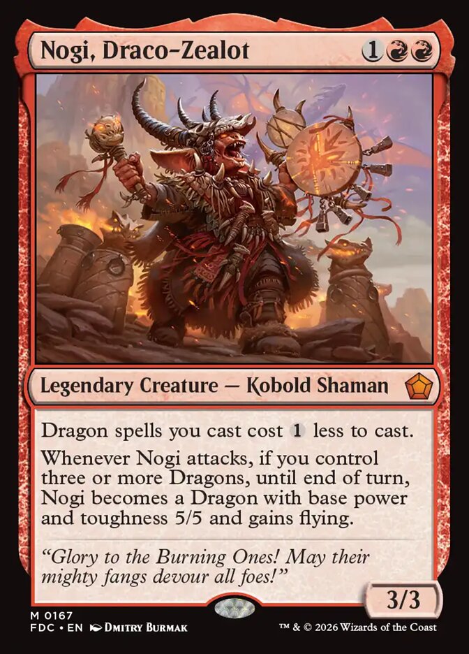 Nogi, Draco-Zealot - Magic: The Gathering - MoxLand