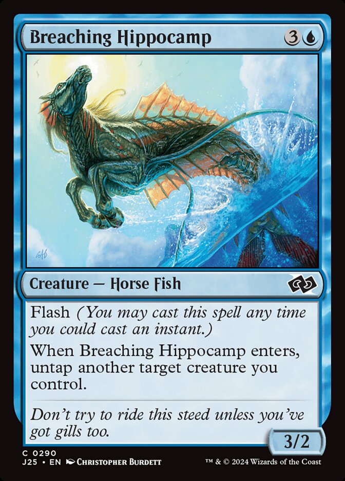 Hipocampo Saltador / Breaching Hippocamp - Magic: The Gathering - MoxLand